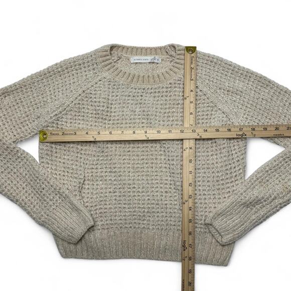 Altard State Cream Knitted Sweater Lightweight Comfy Perfect Fall Staple Size S - Picture 4 of 5